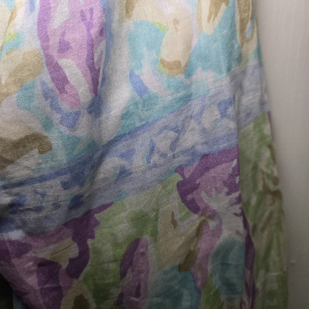 Bella Tu Womens Beaded Fairy Blouse Size S Fairycore Fae Sparkle Ren Fest Floral - Picture 9 of 13